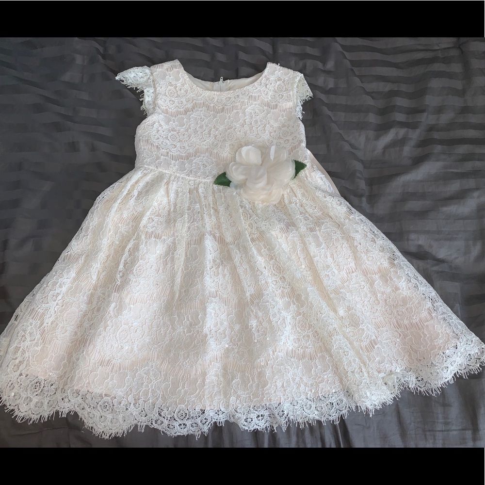 Lace toddler dress